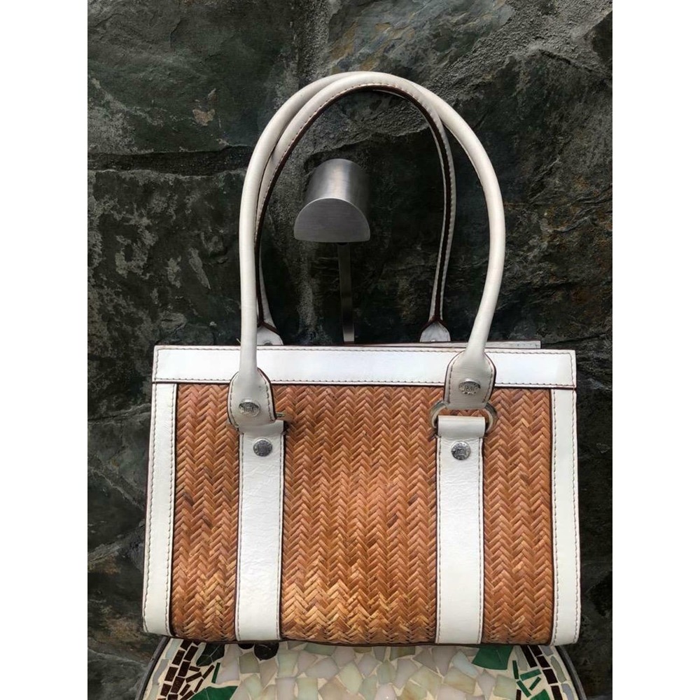 Michael Kors rattan leather tote bag (900
